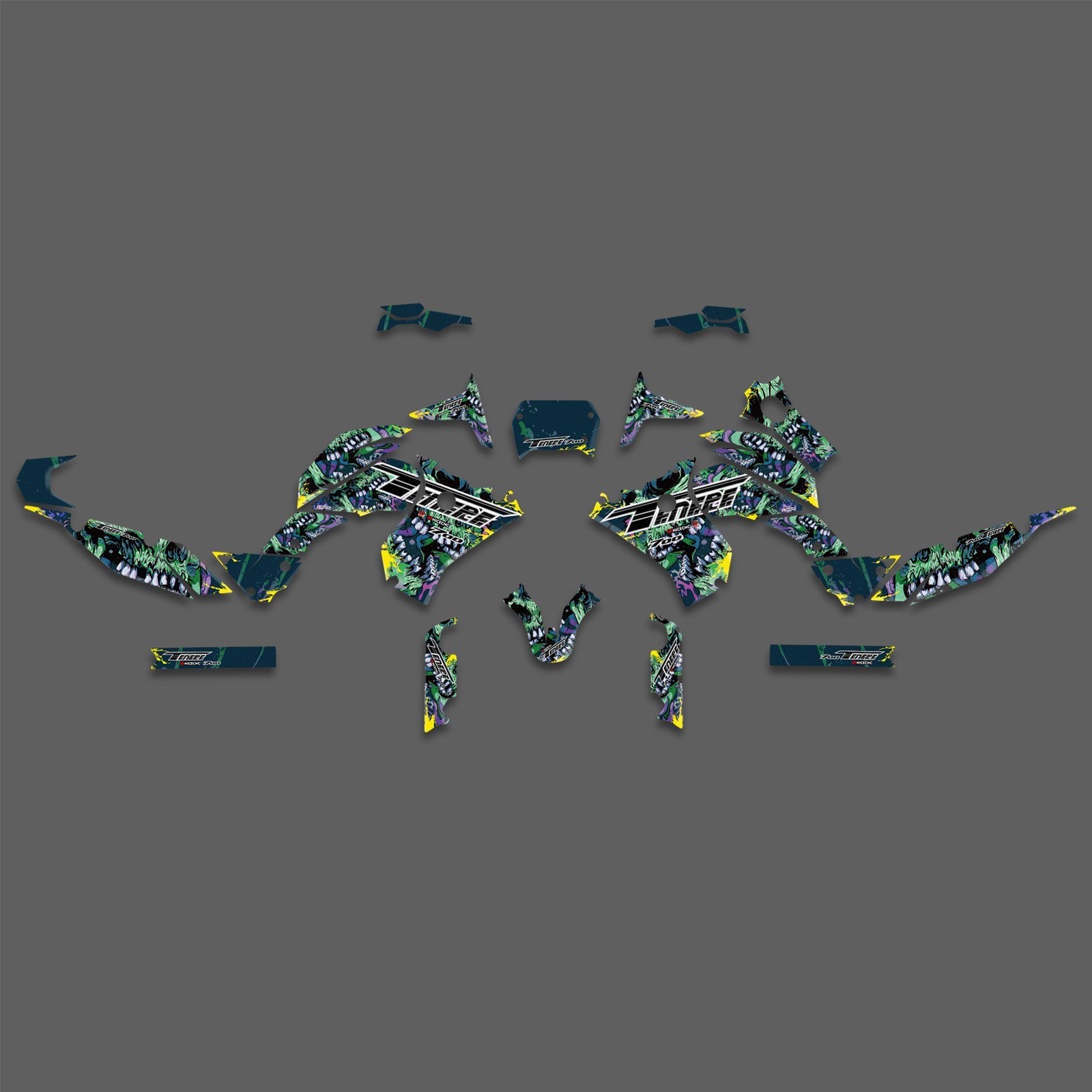 Motorcross Team Decals Stickers Full Graphic Kit For YAMAHA Tenere700 2018-2023