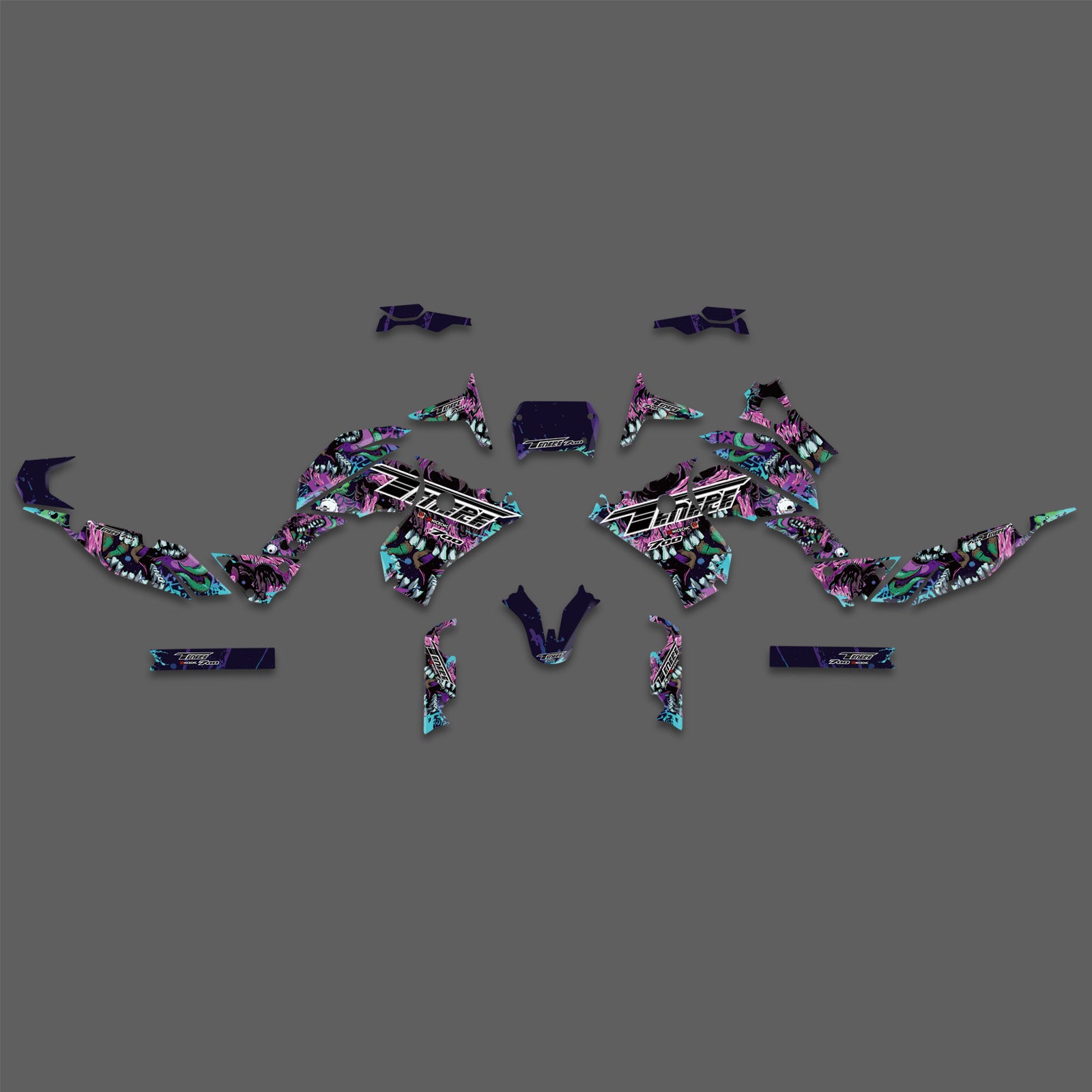 Motorcross Team Decals Stickers Full Graphic Kit For YAMAHA Tenere700 2018-2023