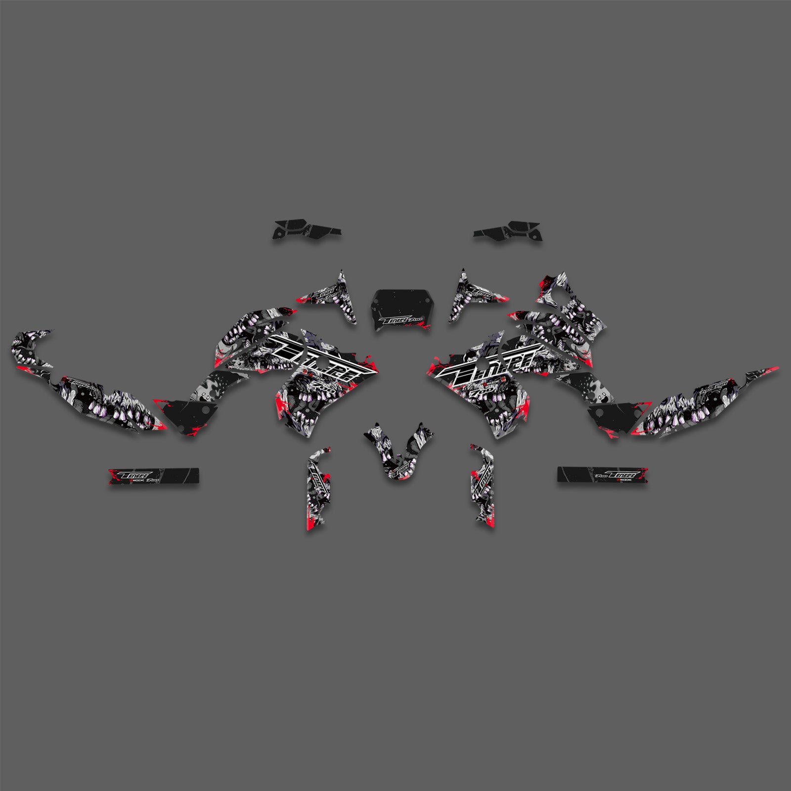 Motorcycle Graphic Decals Stickers Set For YAMAHA Tenere700 2018-2023