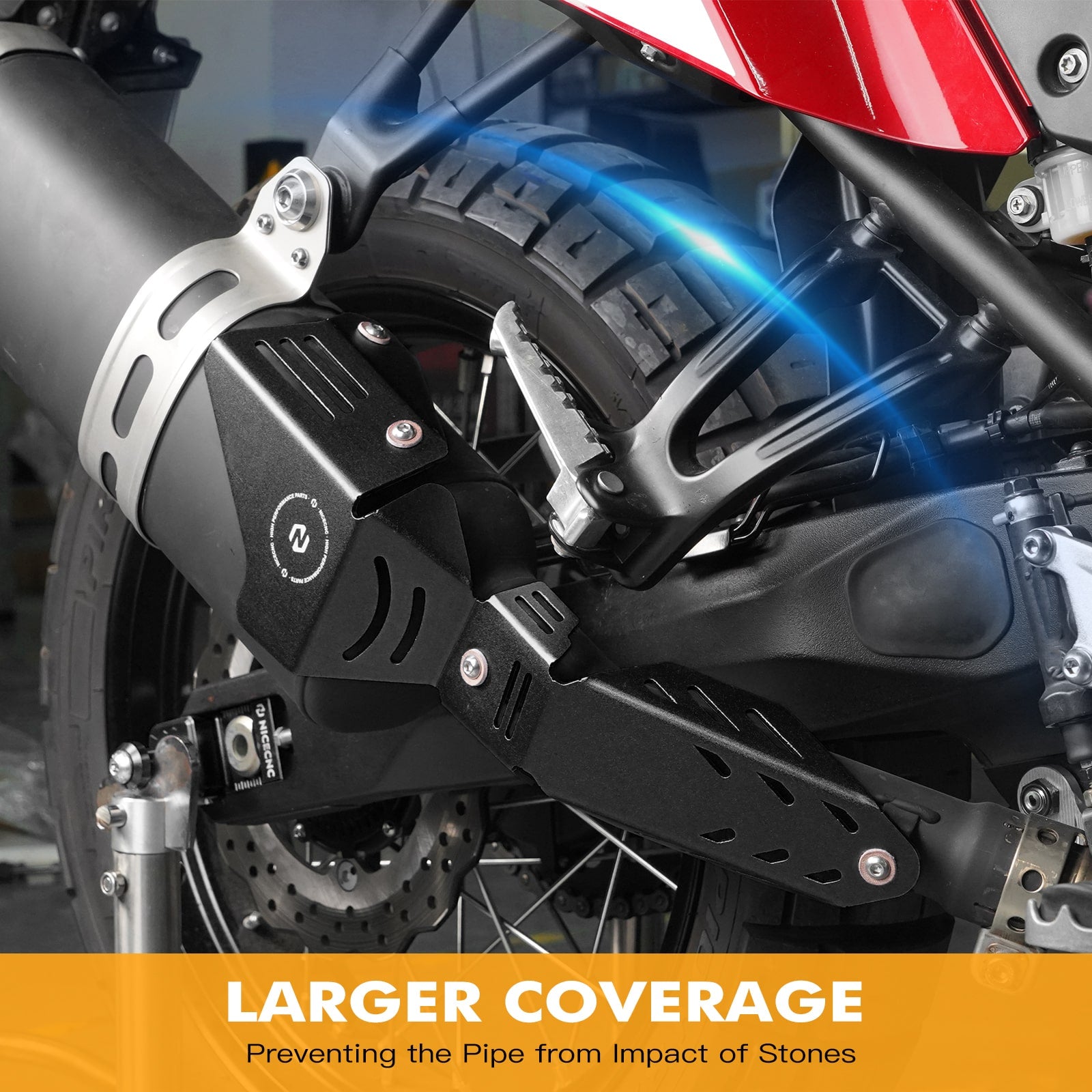 Exhaust Pipe Heat Shield Guard Cover For Yamaha Tenere 700 /XTZ 700 2019-2023