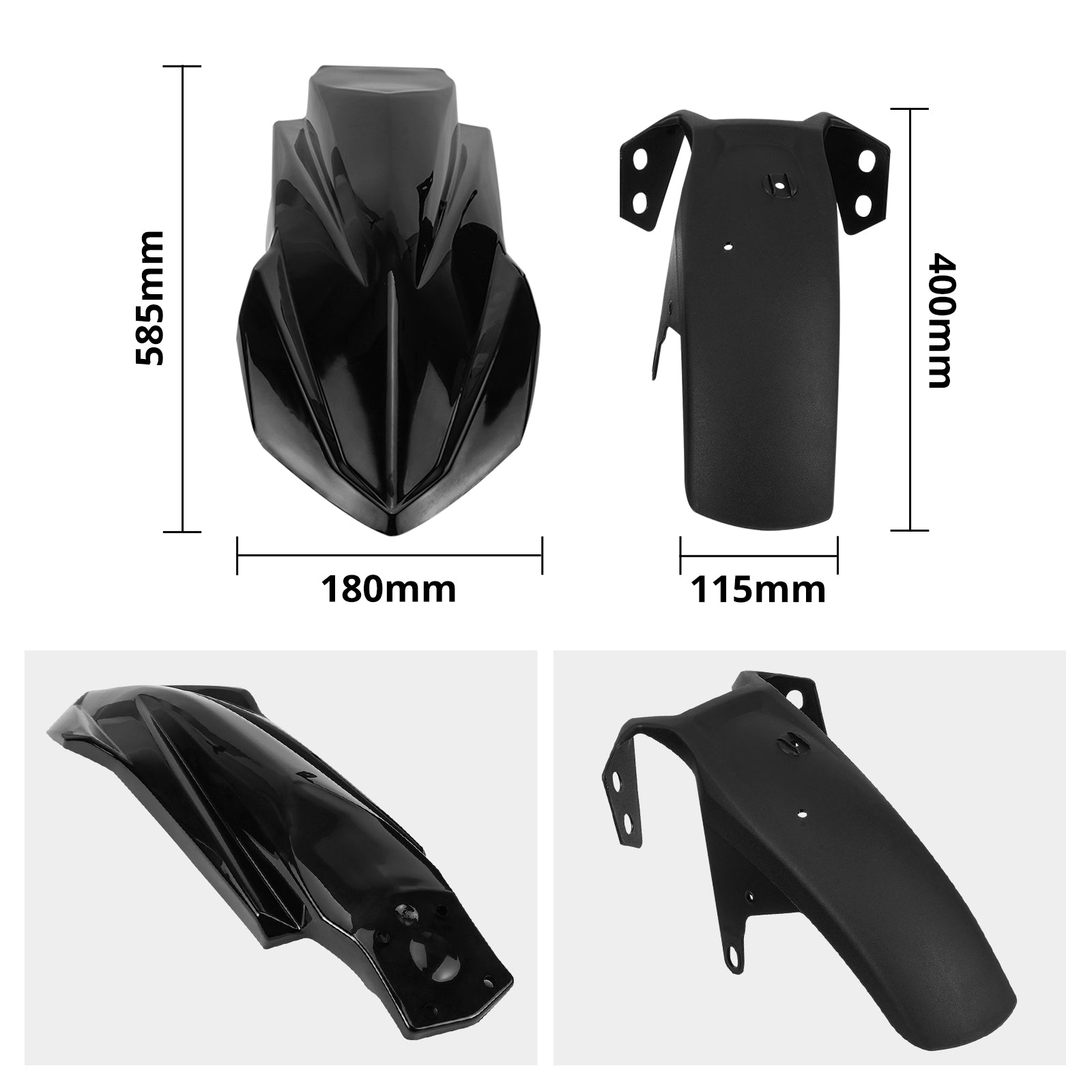 High Fender Kit For Yamaha Tenere 700 / XTZ700 2019-2025