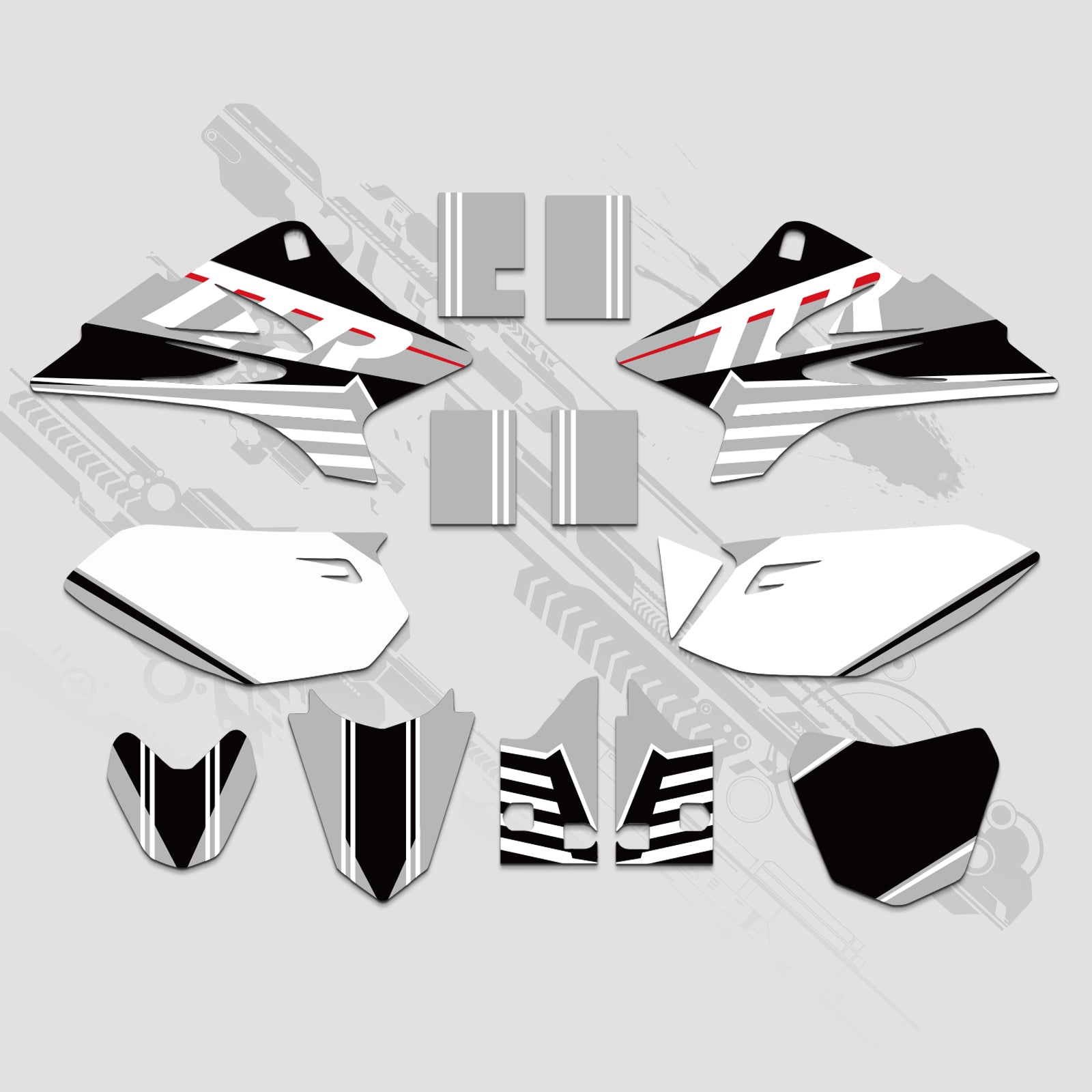 Motorcycle Full Graphics Decals Stickers Kit For YAMAHA TTR50 2006-2015