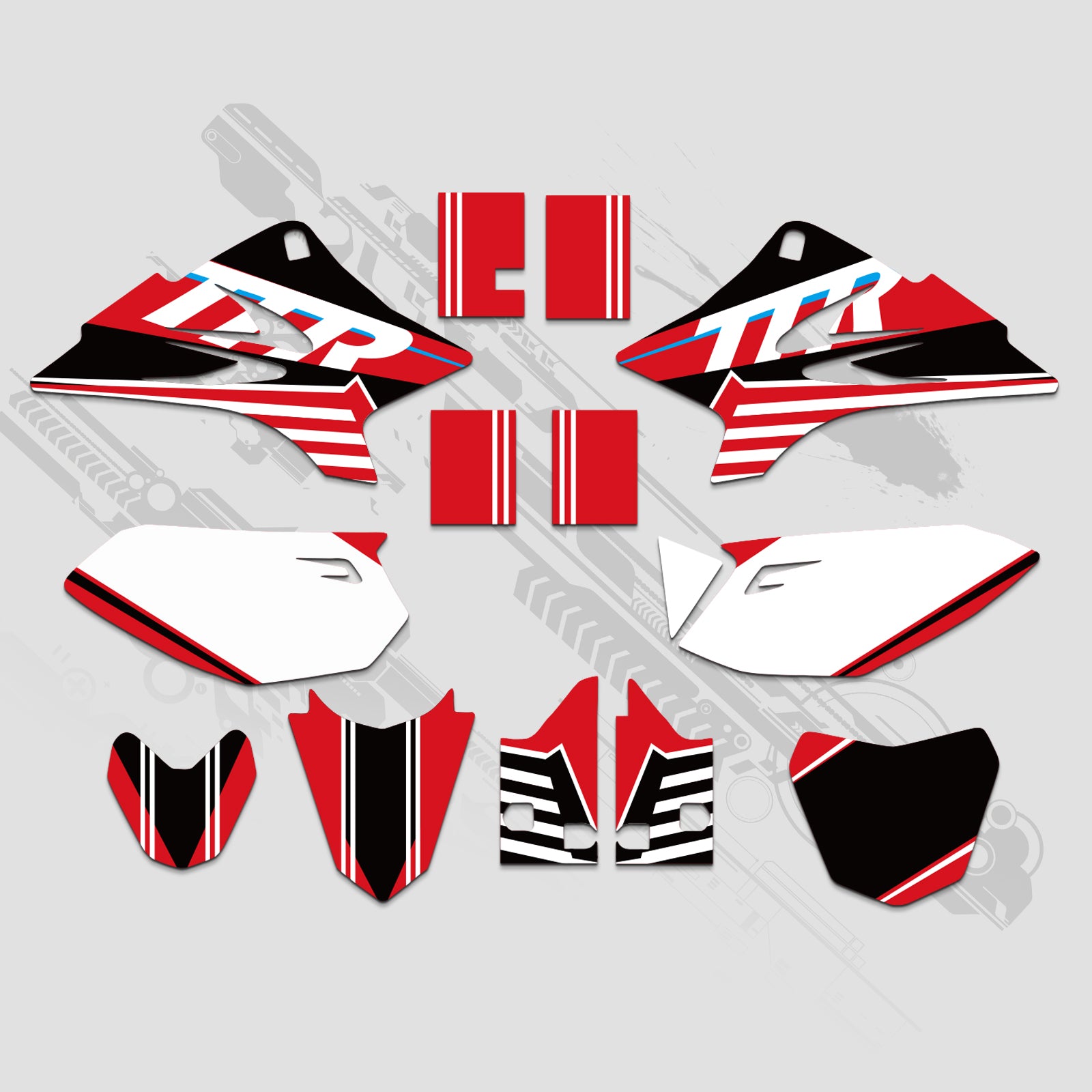 Motorcycle Full Graphics Decals Stickers Kit For YAMAHA TTR50 2006-2015