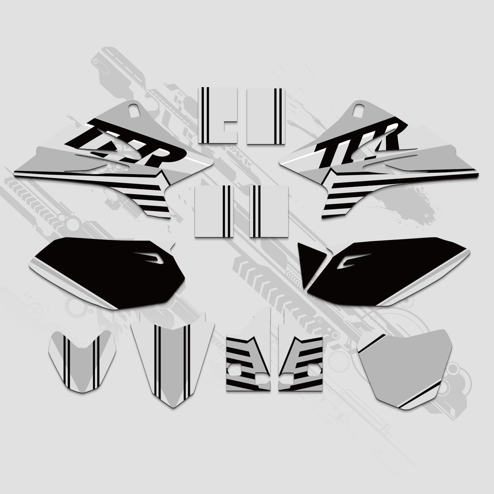 Motorcycle Full Graphics Decals Stickers Kit For YAMAHA TTR50 2006-2015