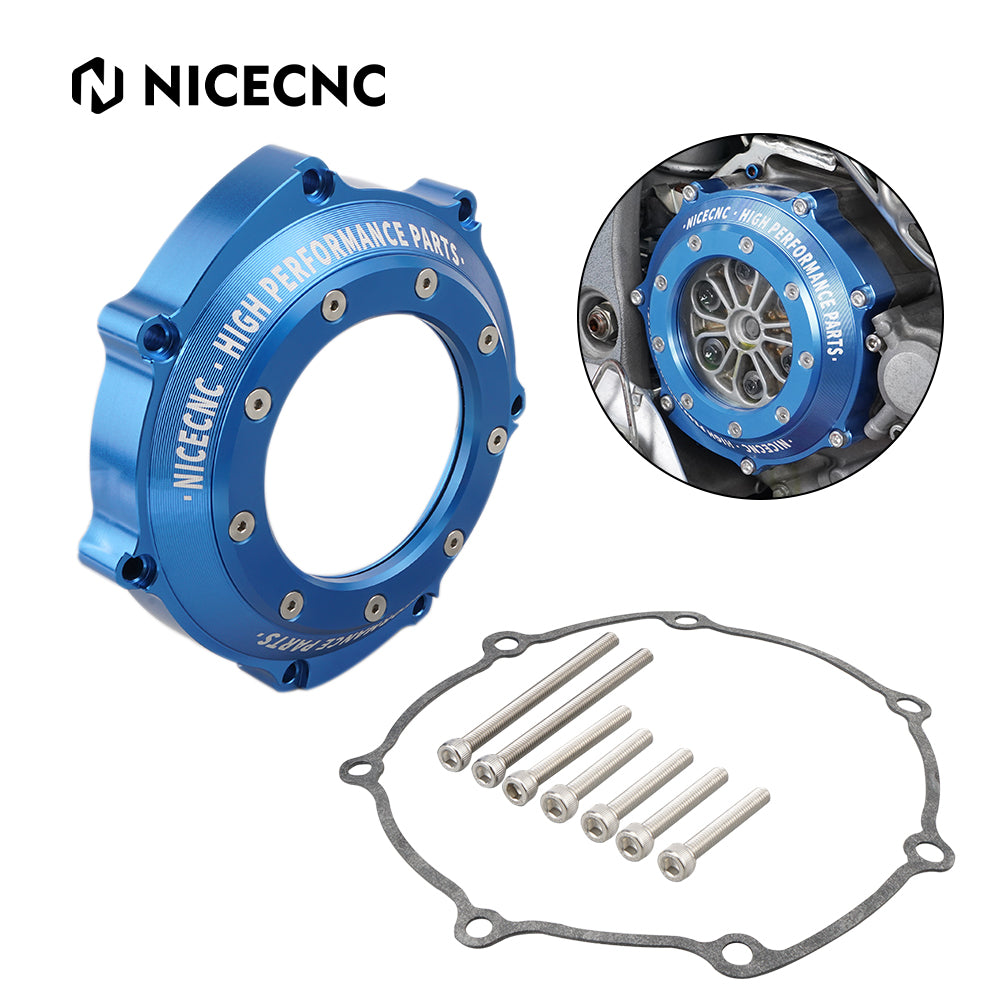 Transparent Clear Engine Clutch Cover For Yamaha YFZ450 YFZ450R