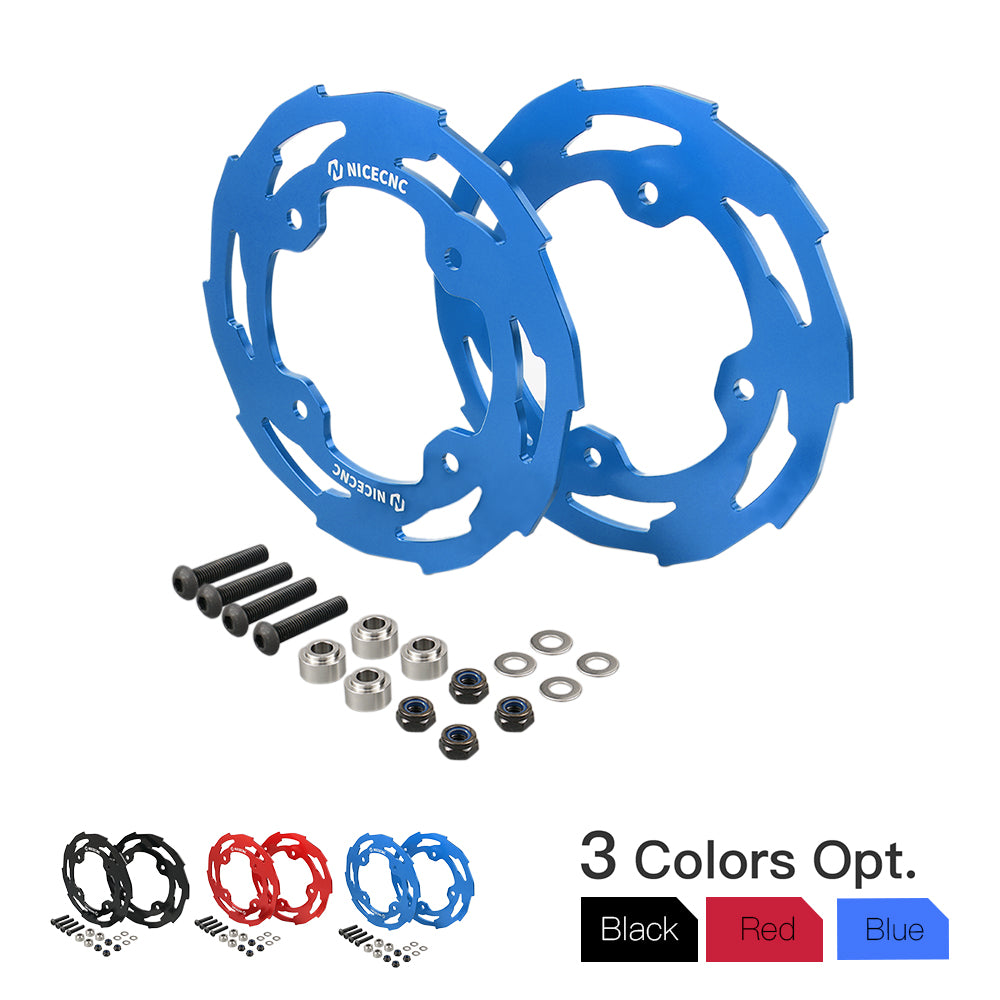 ATV Pair Rear Sprocket Guards Chain Covers For Yamaha YFZ450R
