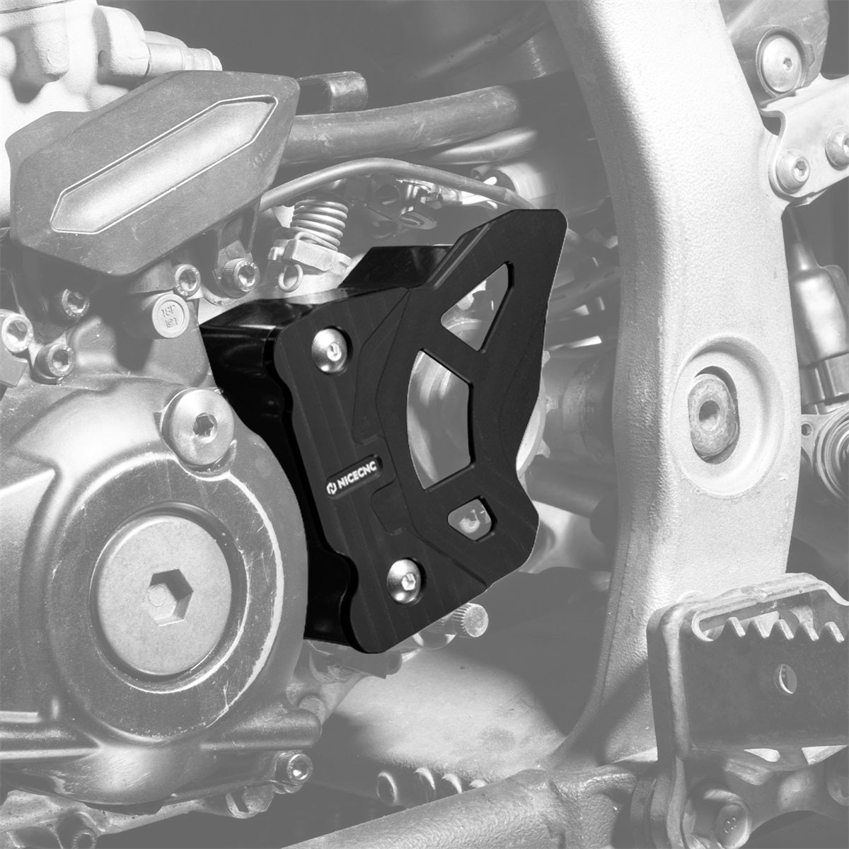 ATV Engine Case Saver Chain Guide Guard+ Folding Shift Lever For Yamaha YFZ450R