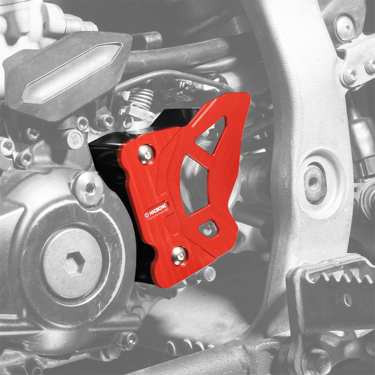 ATV Engine Case Saver Chain Guide Guard+ Folding Shift Lever For Yamaha YFZ450R