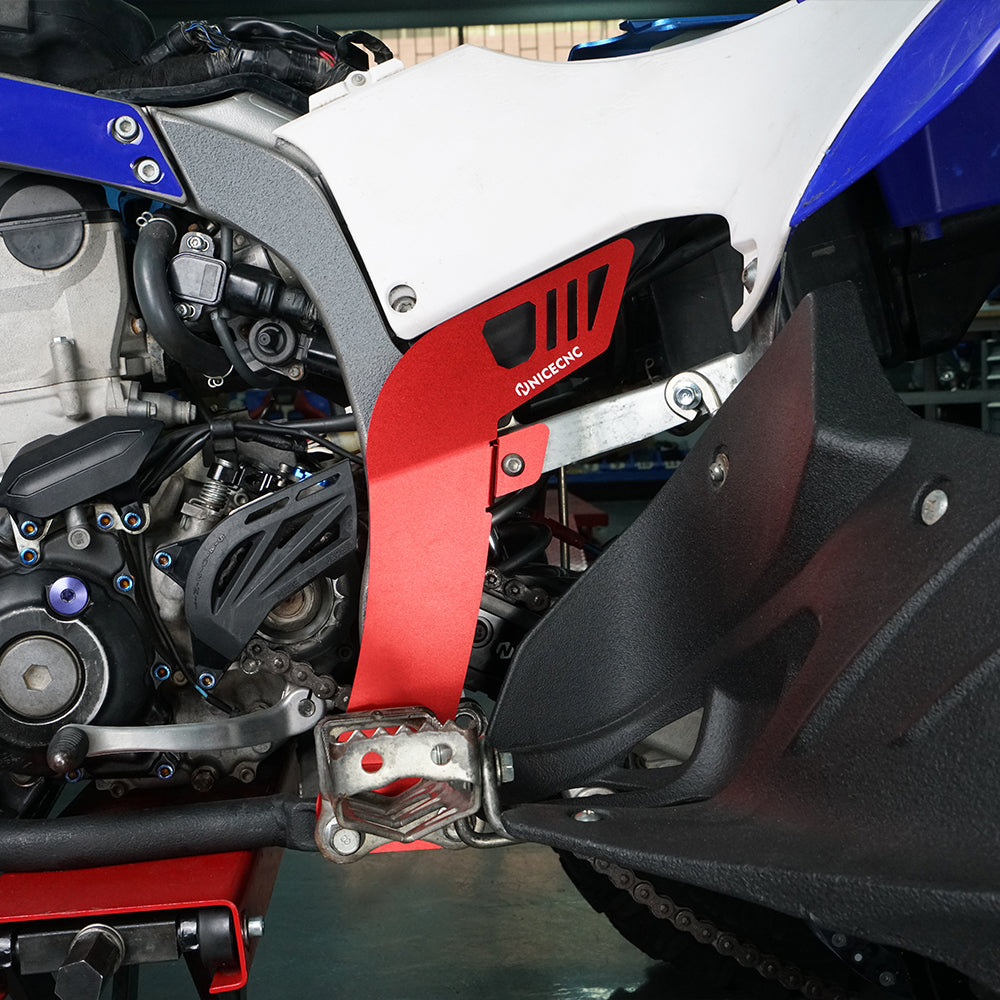 ATV Left + Right Frame Guards Shield Cover Protection For Yamaha YFZ450R