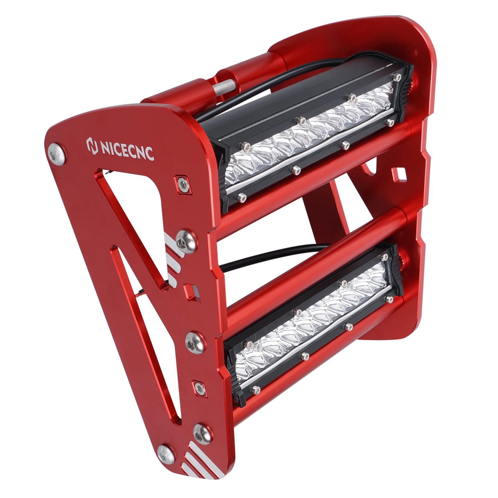 ATV Front Bumper with LED Dual Lights Bar Kit For Yamaha YFZ450R 2009-2024