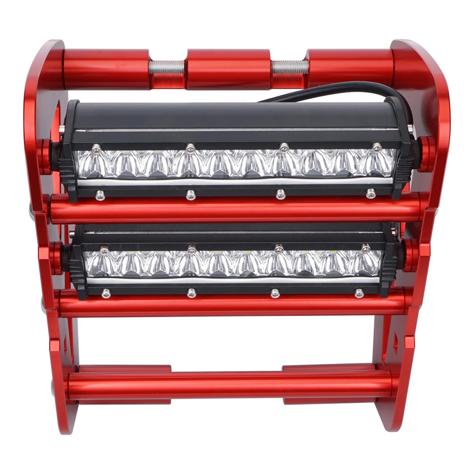 ATV Front Bumper with LED Dual Lights Bar Kit For Yamaha YFZ450R 2009-2024