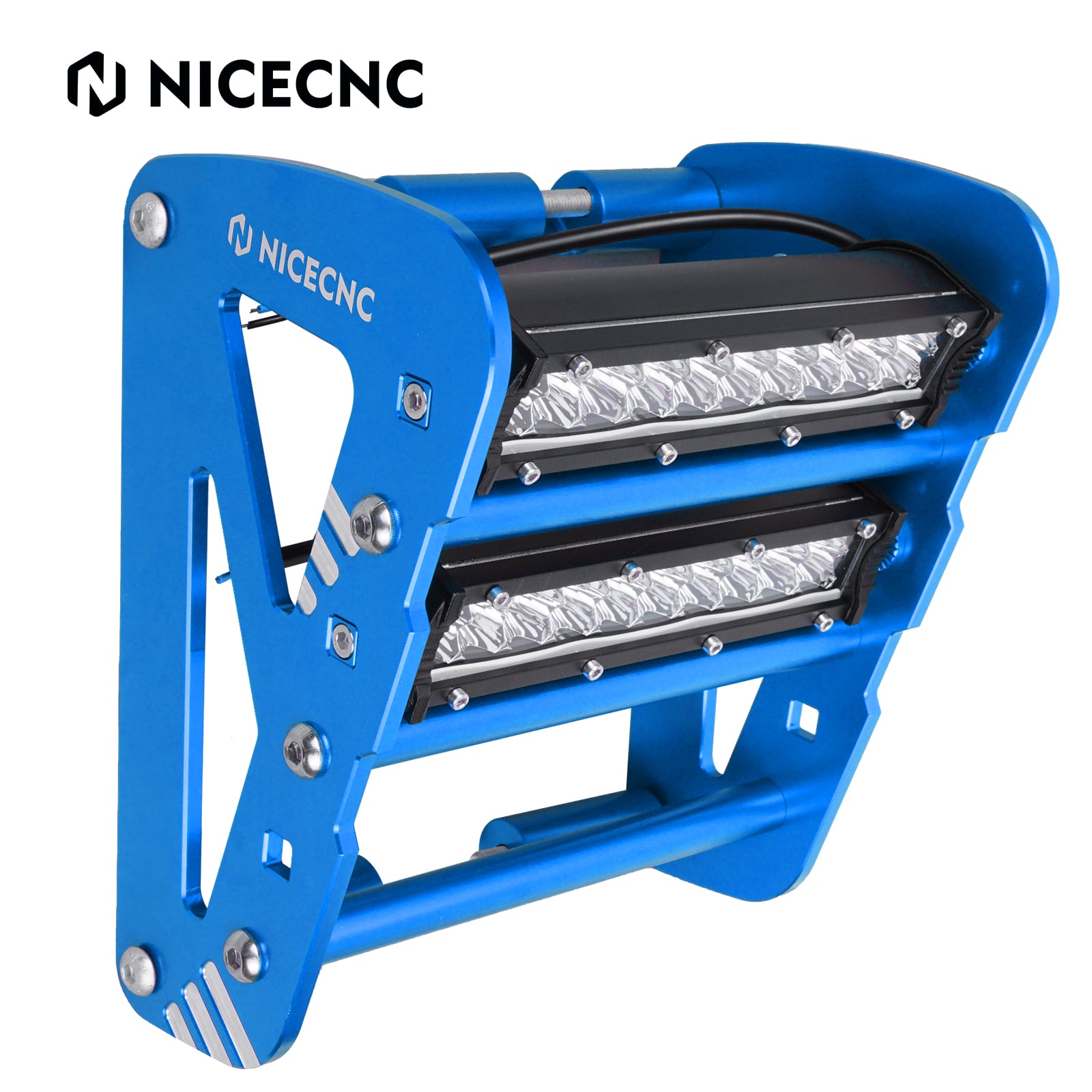 ATV Front Bumper with LED Dual Lights Bar Kit For Yamaha YFZ450R 2009-2024