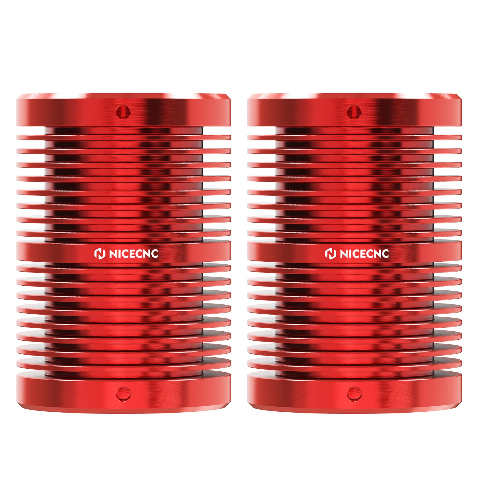 Pair ATV 16Pins Front Shock Absorber Coolers For Yamaha YFZ450R 2009-2024