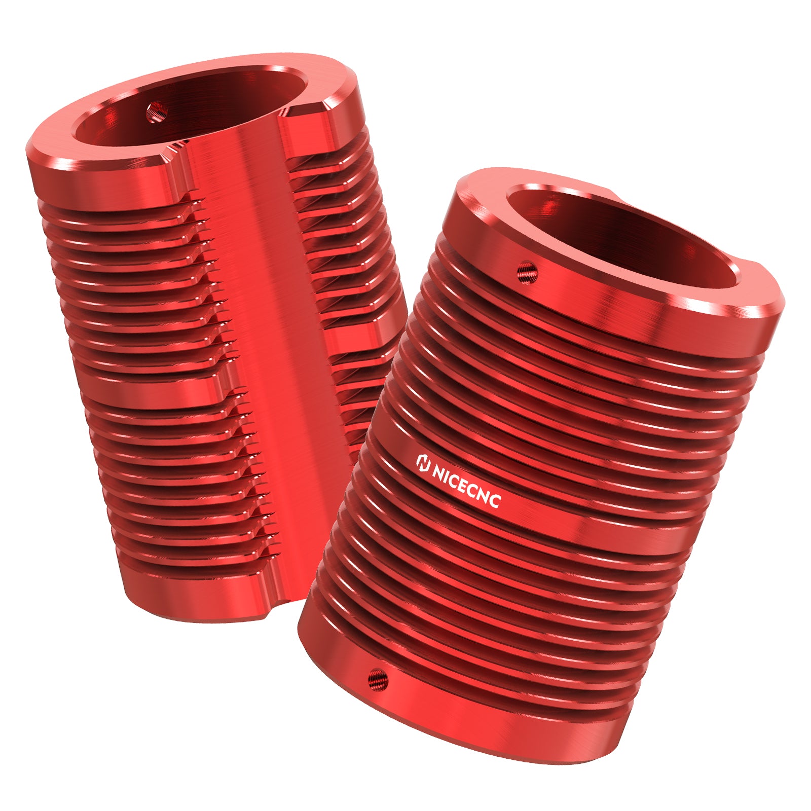 Pair ATV 16Pins Front Shock Absorber Coolers For Yamaha YFZ450R 2009-2024