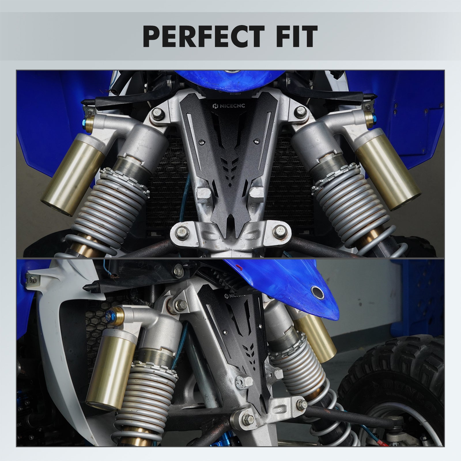 Radiator Cooler Stabilizer Roost Guard Mud Cover For Yamaha YZF450R 2009-2024