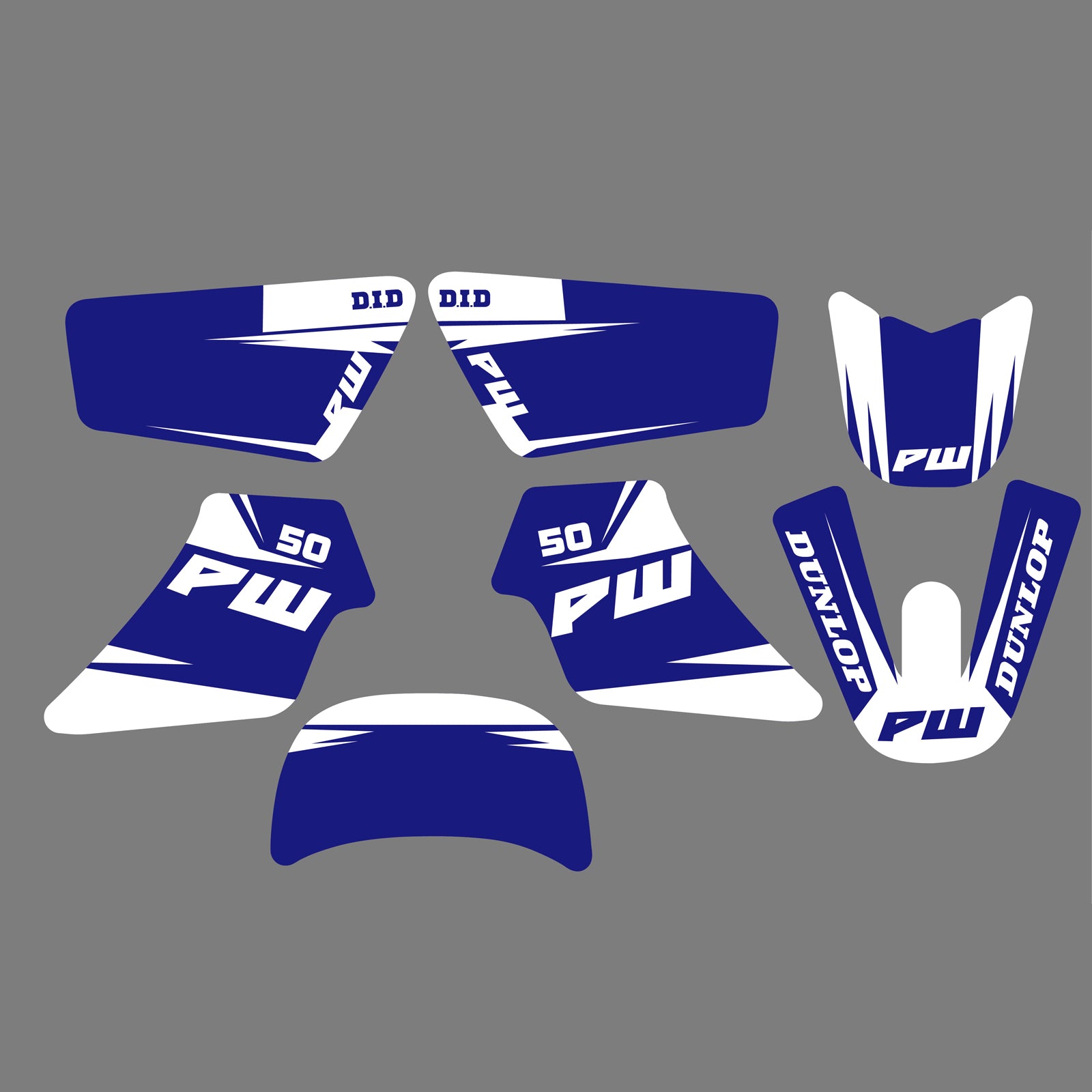 Motorcycle TEAM Personality Decals Stickers Kits For Yamaha 50 PIT