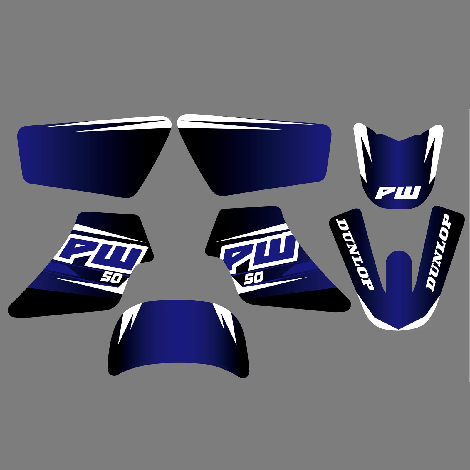 Motorcycle TEAM Personality Decals Stickers Kits For Yamaha 50 PIT