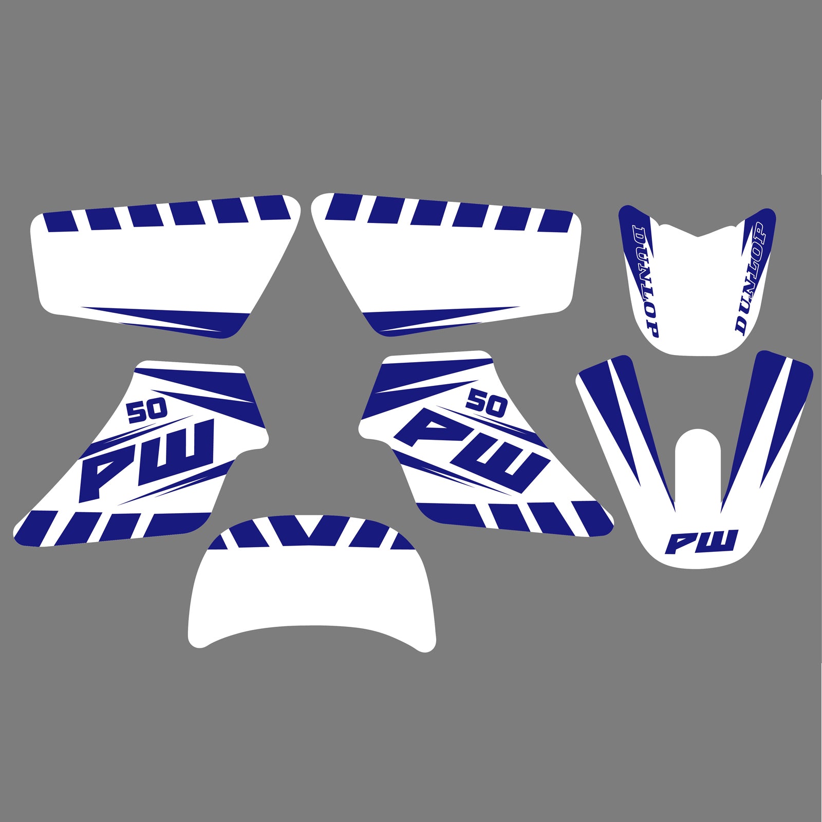 Motorcycle TEAM Personality Decals Stickers Kits For Yamaha 50 PIT