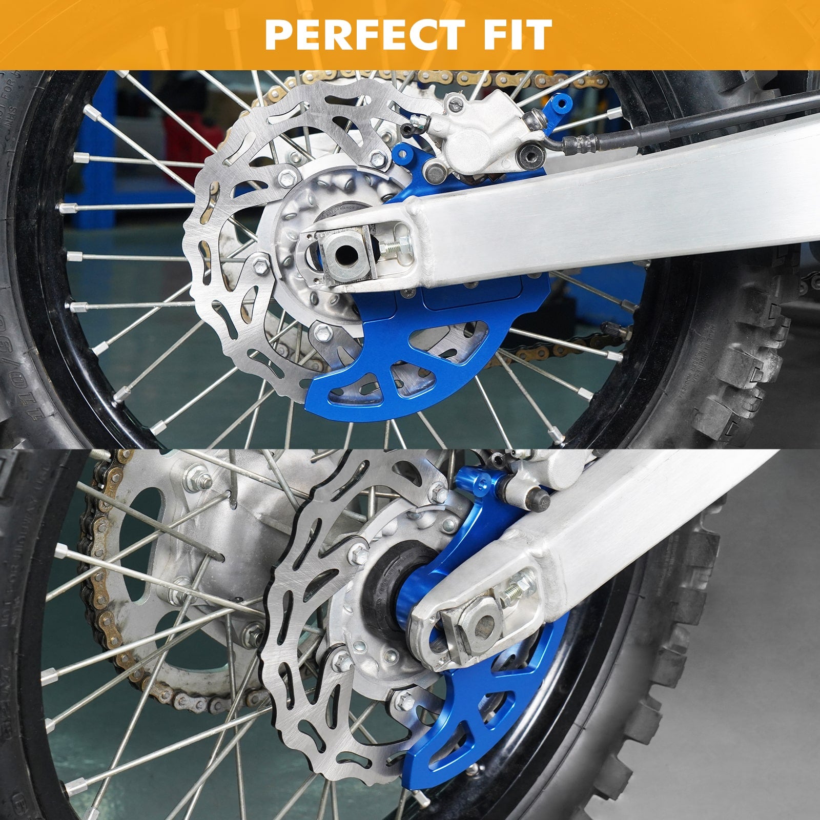 Brake Disc Rotor Guard Protector for Yamaha YZ250/F YZ450F WR250F WR450F 2006-2019