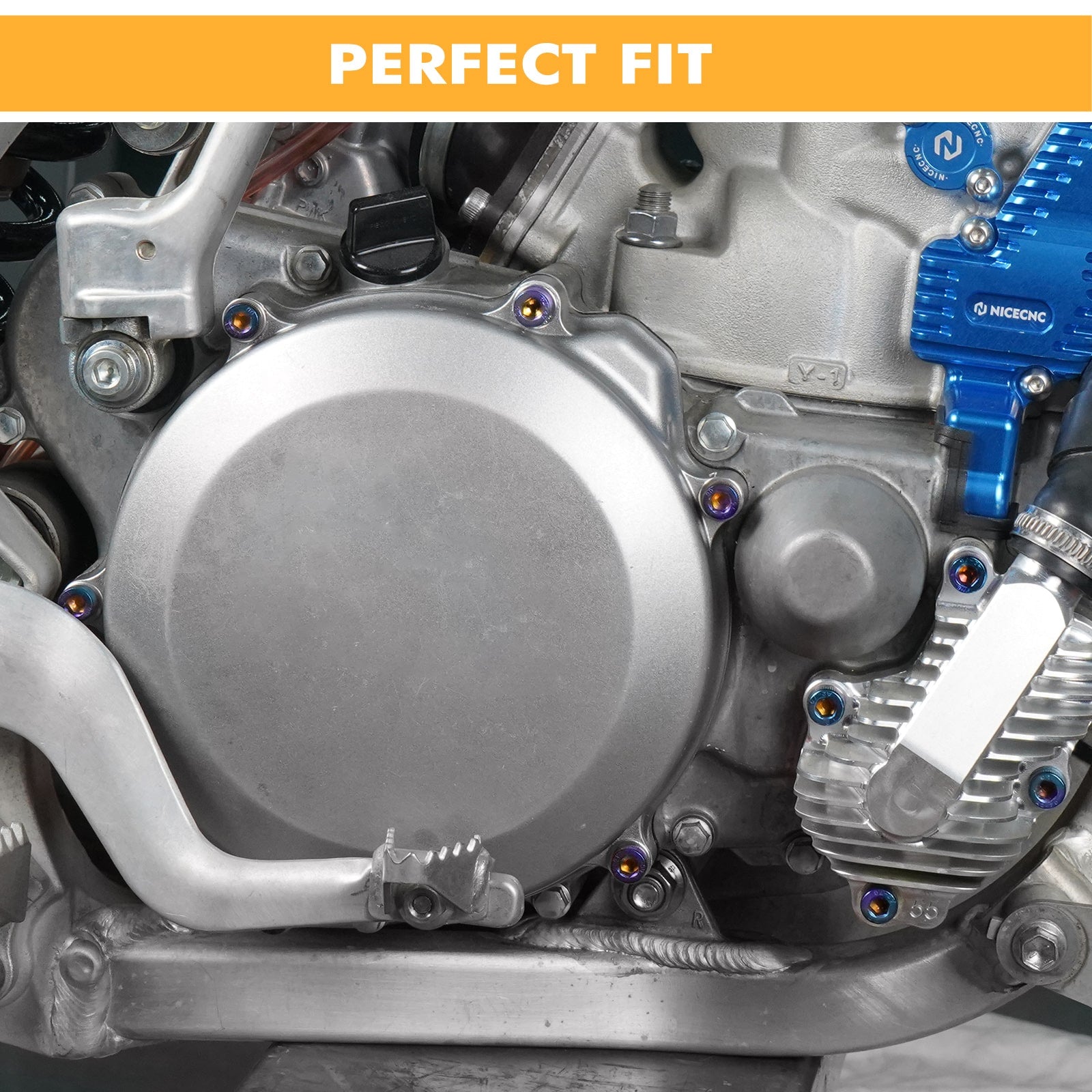 Flange Socket Head Screws Clutch Side Bolts For Yamaha YZ250 1999-2024 YZ250X 2016-2024