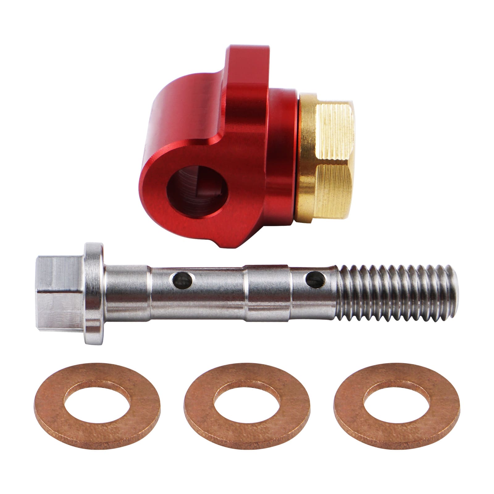 Banjo Bolt Oil Sight Glass For Honda XR600R /XR650L 1985-2024