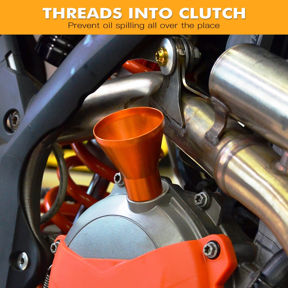 CNC Oil Filler Funnel For KTM 350 500 EXCF 2001-2022