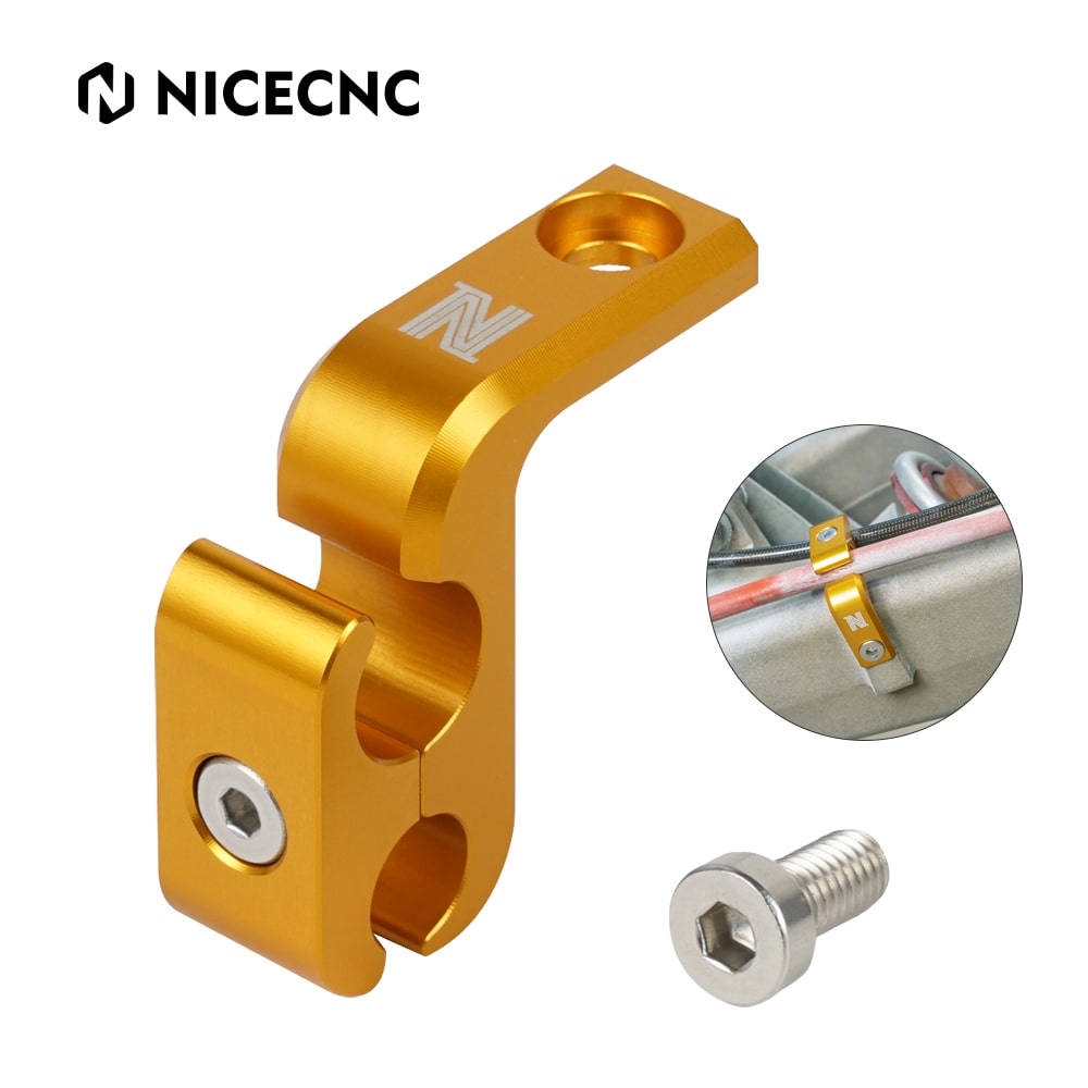 Dual Brake Parking Line Hose Snap Clamp For Yamaha Raptor 700 2006-2023