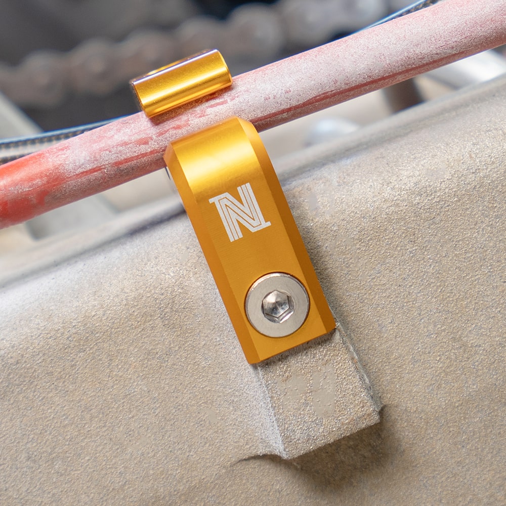 Dual Brake Parking Line Hose Snap Clamp For Yamaha Raptor 700 2006-2023