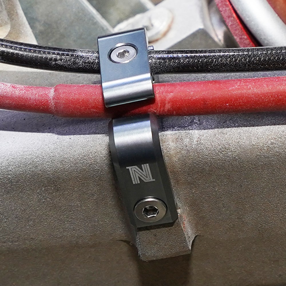 Dual Brake Parking Line Hose Snap Clamp For Yamaha Raptor 700 2006-2023