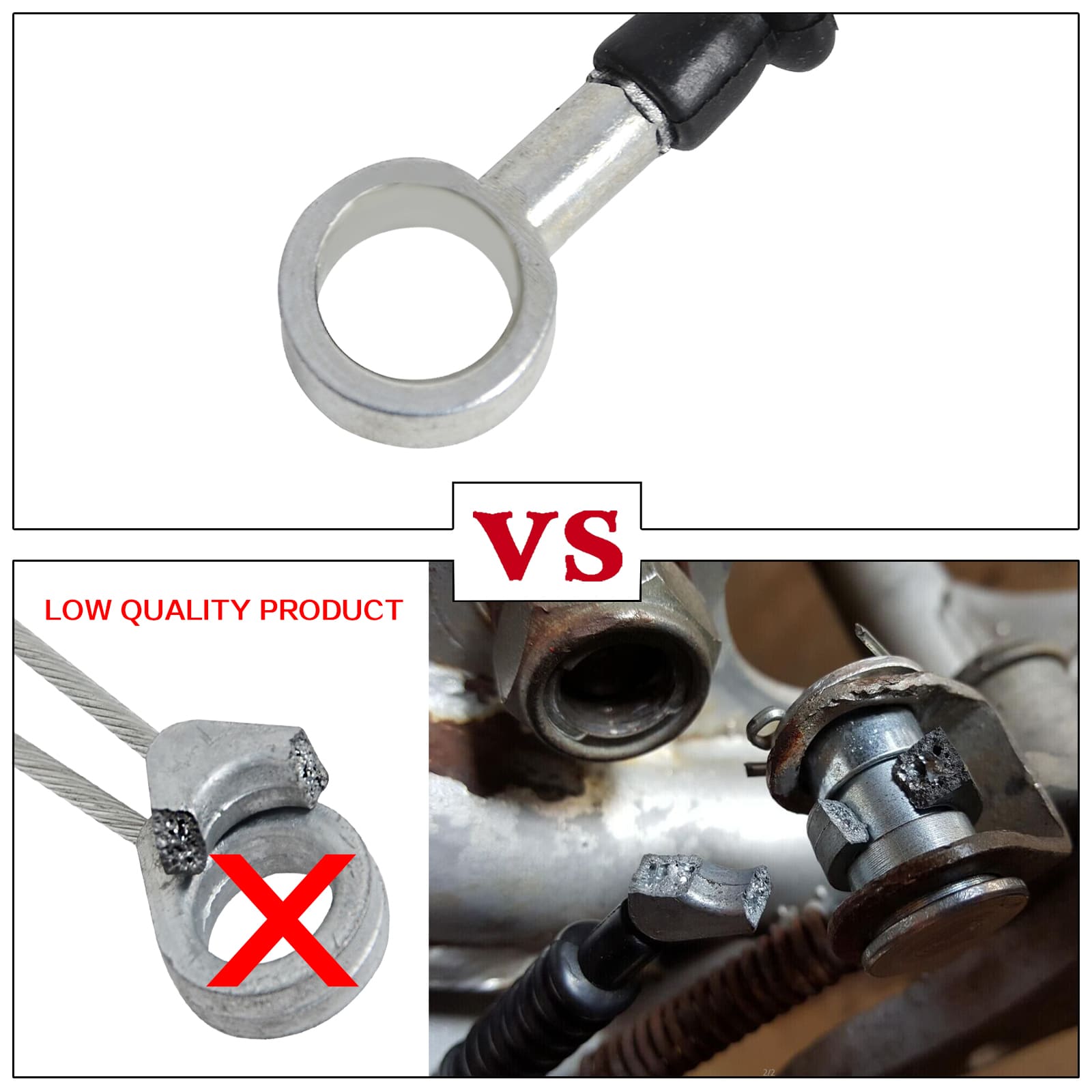 ATV Rear Foot Pedal Brake Cable Line Assembly Kit For Yamaha Blaster 200