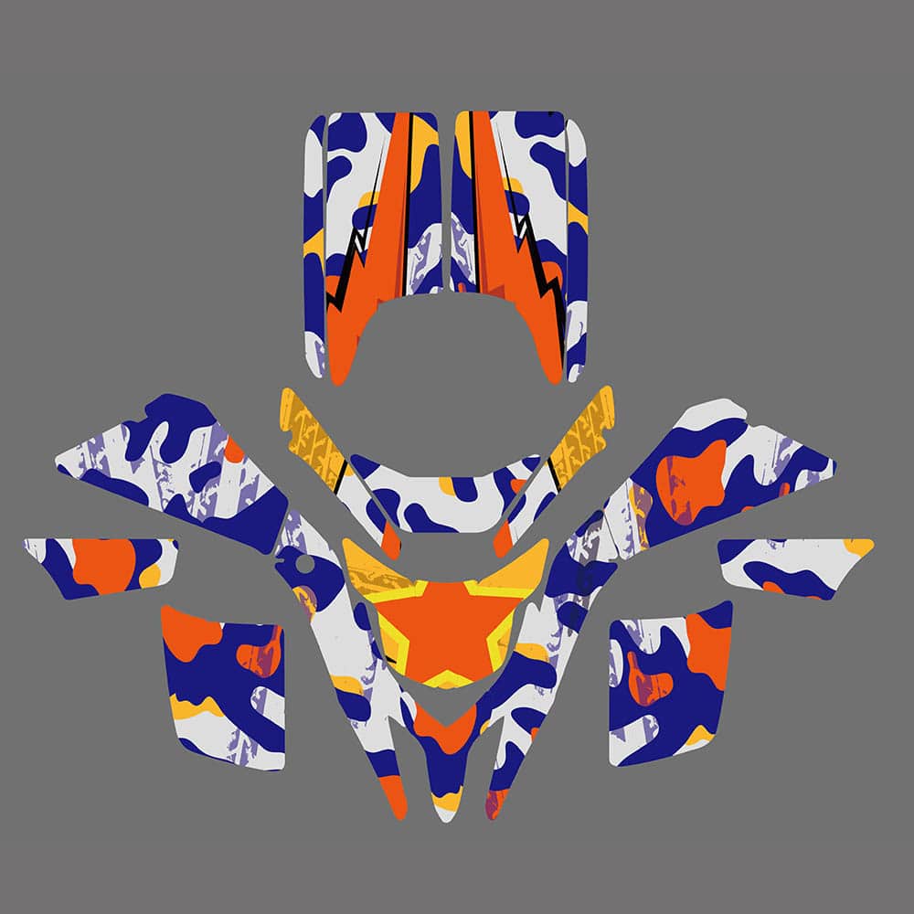 New Style Decals Stickers Graphics for YAMAHA BLASTER YFS 200