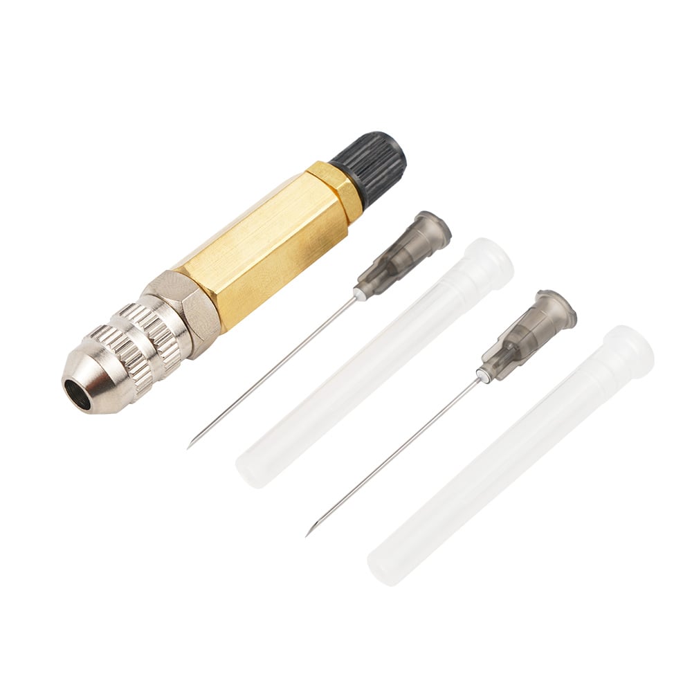 300 psi Air Shock Fork Pump with Rubber Handle Nitrogen Needle Fill Tools Kit