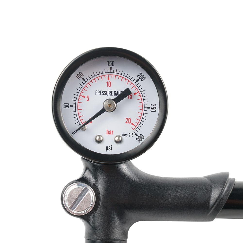 300 psi Air Shock Fork Pump with Rubber Handle Nitrogen Needle Fill Tools Kit