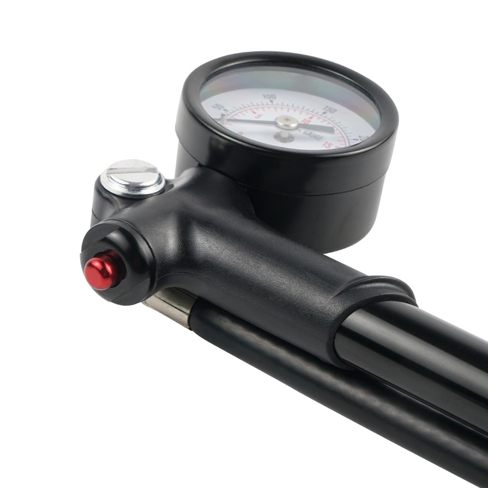 300 psi Air Shock Fork Pump with Rubber Handle Nitrogen Needle Fill Tools Kit
