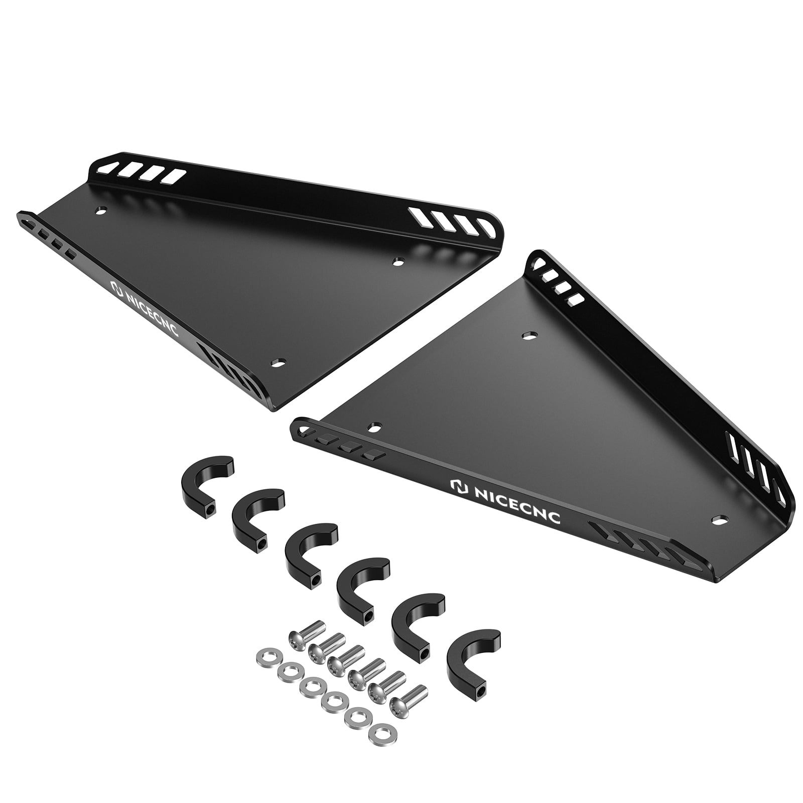 Pair Front A-Arm Guard Skid Plate Shield Cover Protection For Yamaha Blaster 200 1988-2006