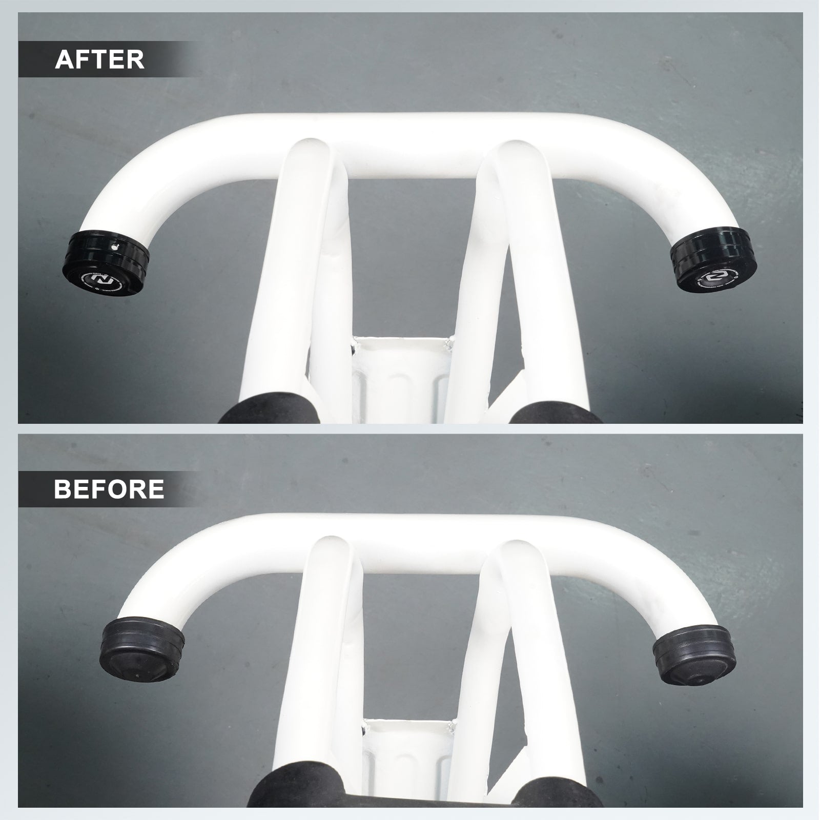 ATV Front Bumper End Caps Plugs Damper Brace For Yamaha Blaster 200