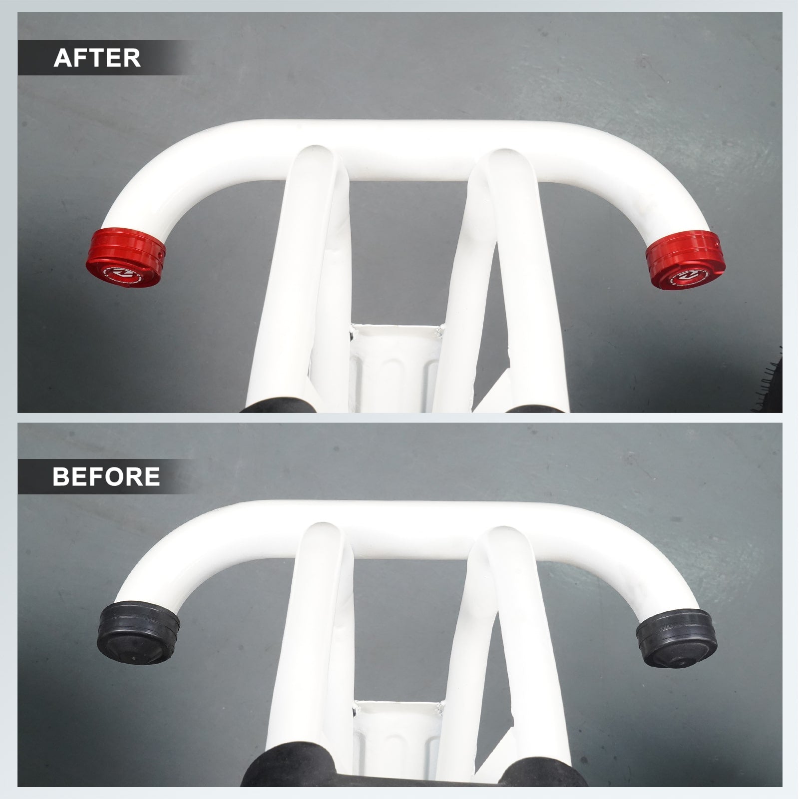 ATV Front Bumper End Caps Plugs Damper Brace For Yamaha Blaster 200