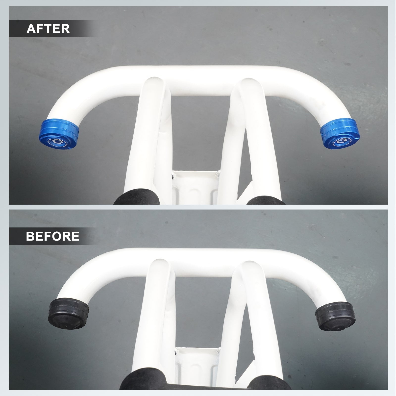 ATV Front Bumper End Caps Plugs Damper Brace For Yamaha Blaster 200