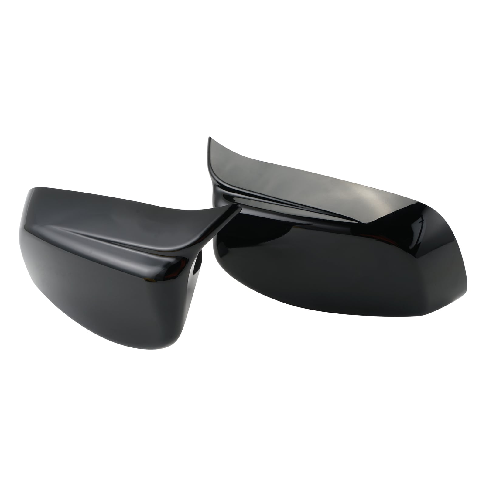 2PCS M-Style Side Mirror Cover Cap Replace For BMW 5 Series E60 E61 2004-2007 Pre-LCI