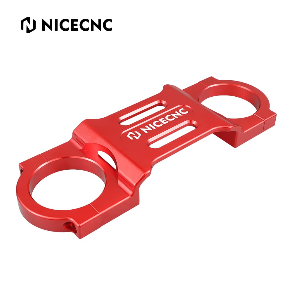 CNC Aluminum Red Front Fork Axle Holder Clamp For Honda XR400R & XR650L – Anodized, Replaces OEM #51634-MV1-003