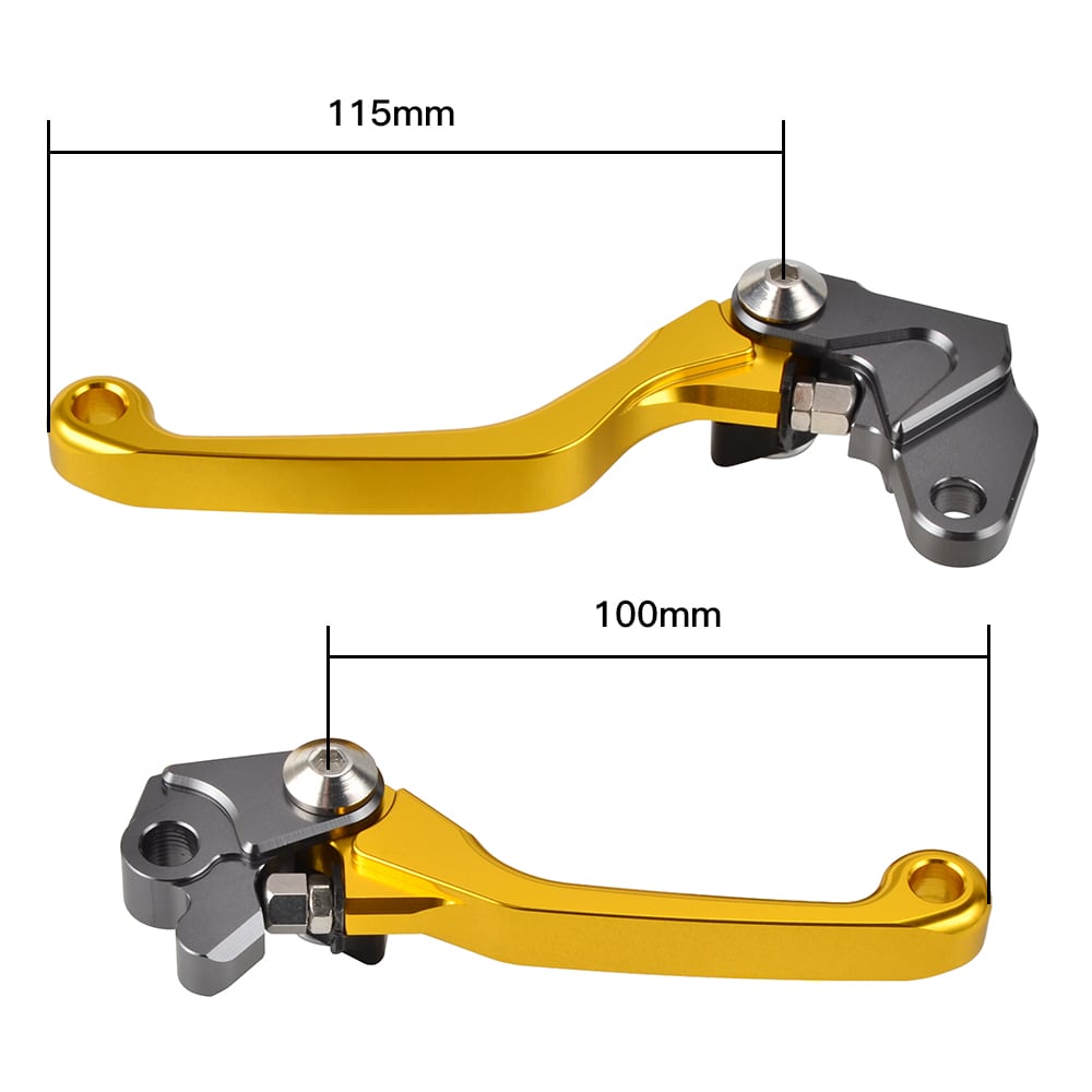 CNC Pivot Brake and Clutch Levers for Suzuki RM125/250