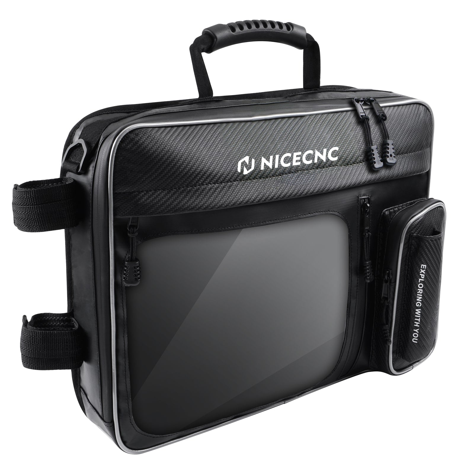 Upgraded Overhead UTV Storage Roof Bag Large Capacity 1680D Oxford Fabric For Can Am Maverick X3