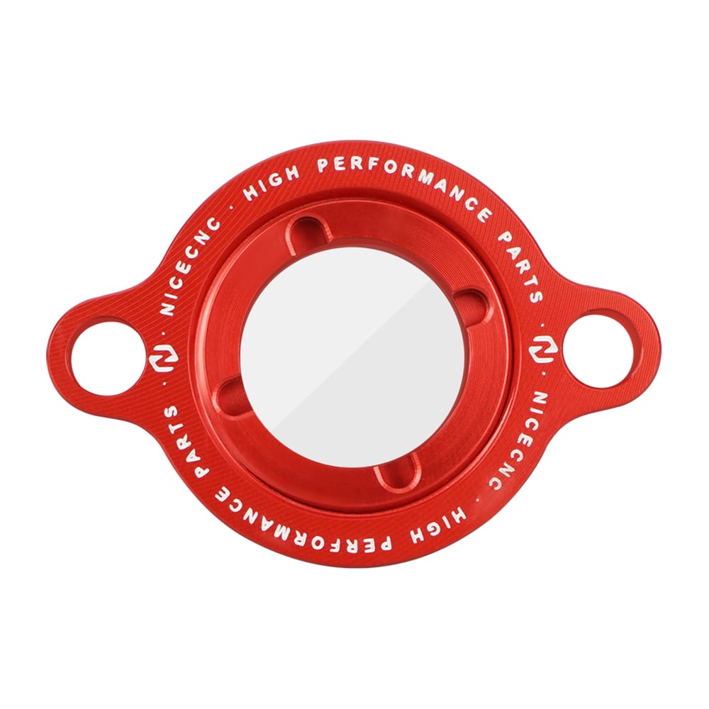 Clear Engine Oil Filter Cover Cap For Beta RR 350/390/430/480 4T 2015-2024