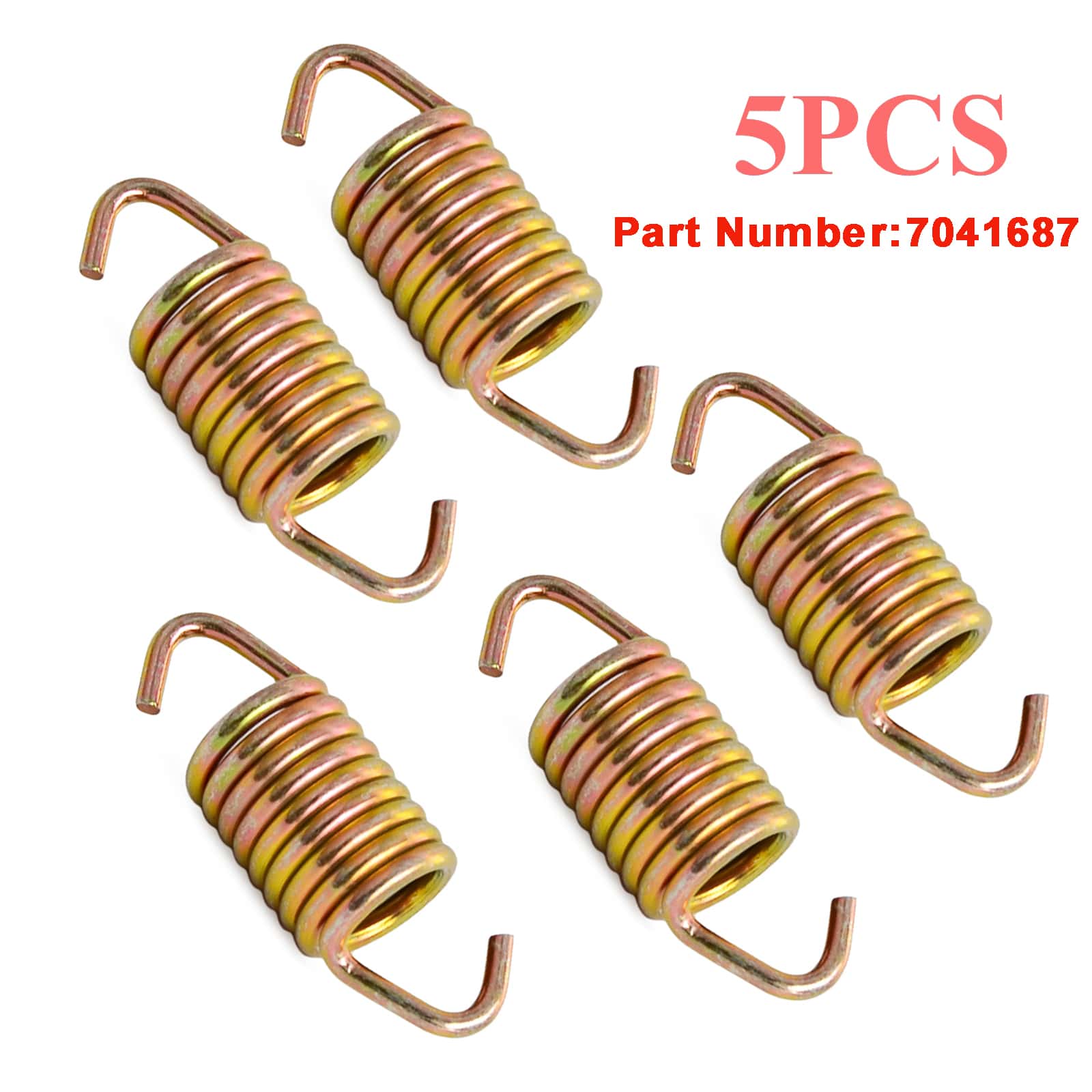 5PCS Exhaust Pipe Spring for Polaris Snowmobile, ATV,UTV 1998-2012