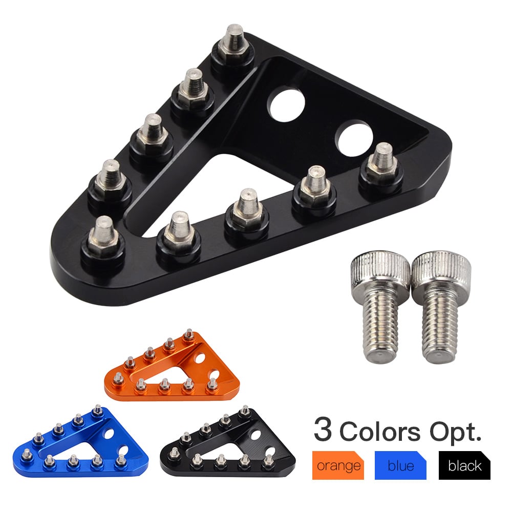 Rear Brake Pedal Step Plate Tip CNC Foot Pegs For KTM 125-500 2017-2023
