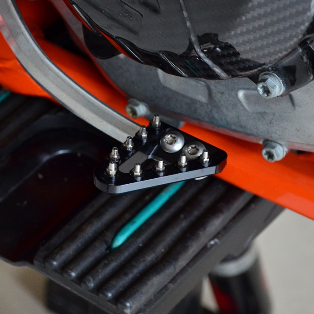 Rear Brake Pedal Step Plate Tip CNC Foot Pegs For KTM 125-500 2017-2023