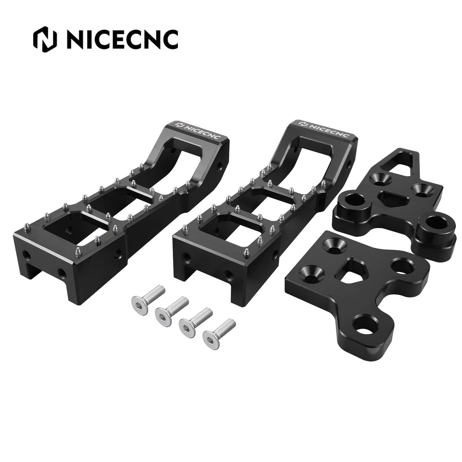 Left + Right Foot Pegs Rest Pedals For YAMAHA YFZ450X 1011 YFZ450R 20