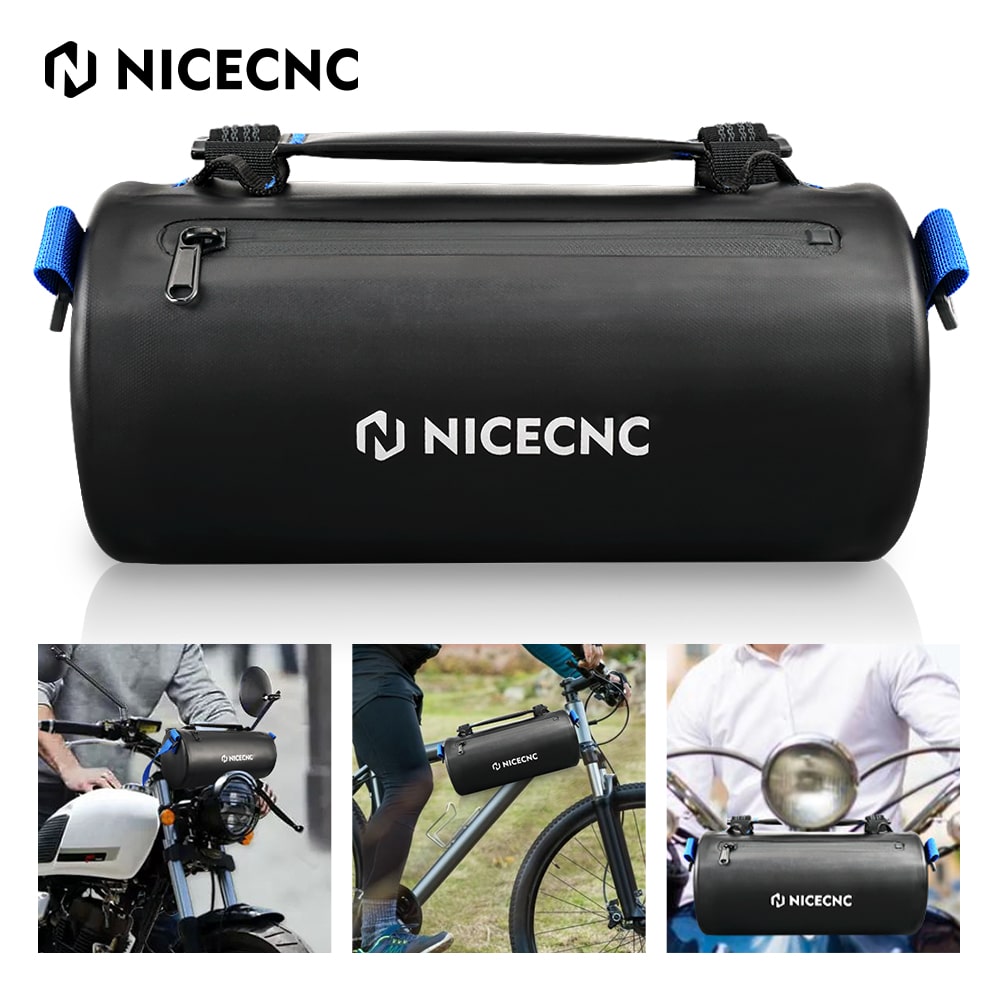 Motorcycle Handlebar Bag Front Barrel Storage Bags Waterproof