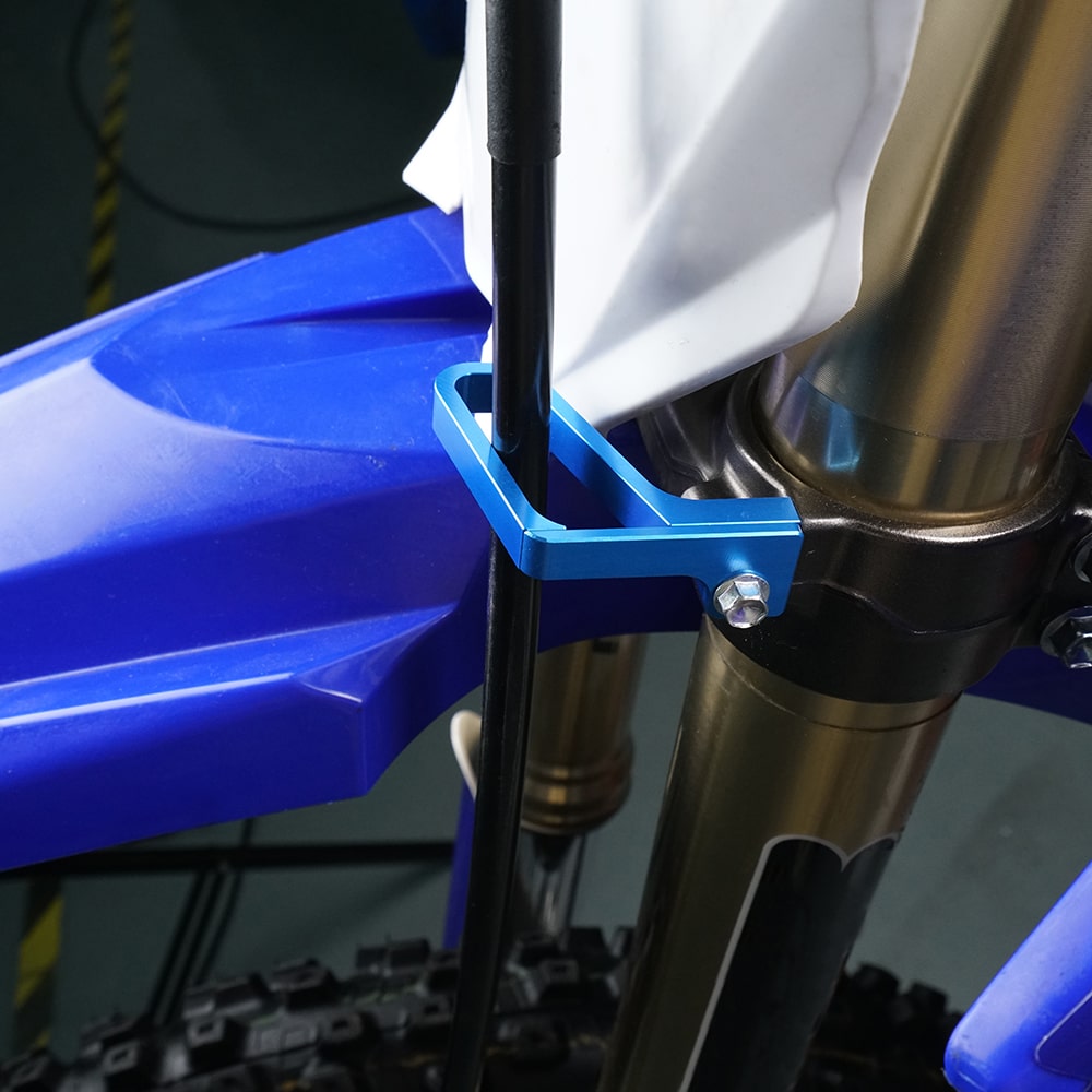 Front Brake Hose Cable Guide Line Clamps For Yamaha YZ125/250