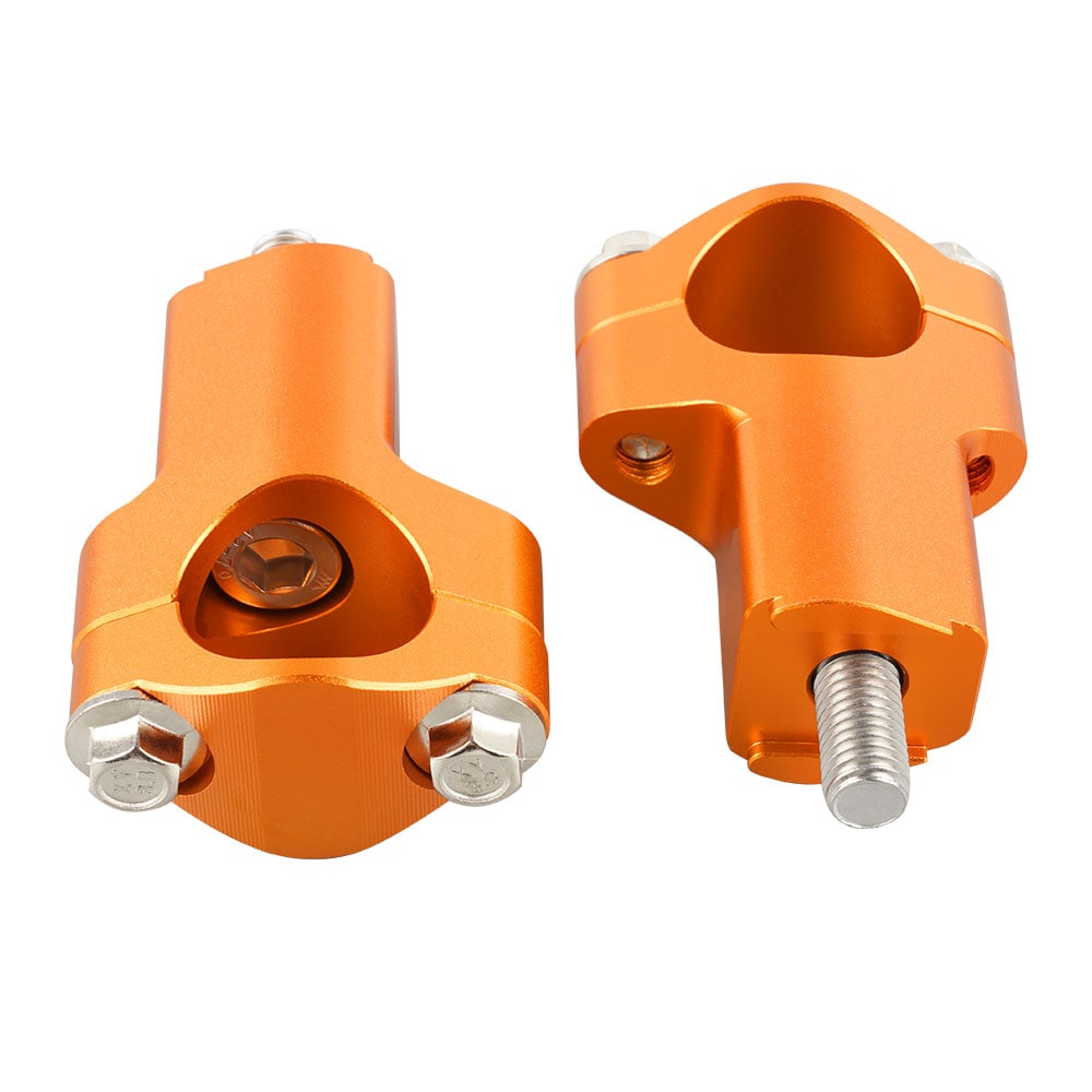 28mm Handlebar Mounts Clamp Riser 52mm Height For KTM Husaberg Husqvarna BETA GasGas